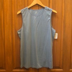 Cj Banks cotton blue tank size 1X new